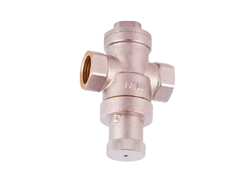 High Quality Custom Nickel Plated Brass Piston Pressure Reducing Valve Water Control Drain Valve