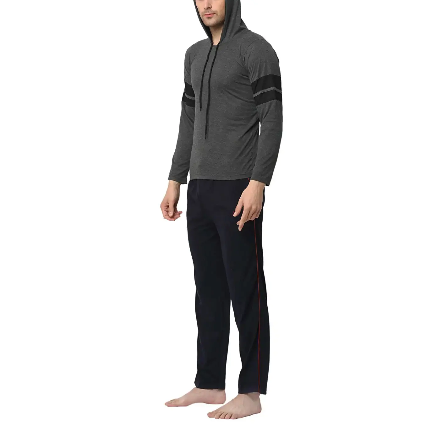 Two Piece Low Price Running Cotton Fleece Lightweight Tracksuit Cheap Warm Winter Sweat Suit Set With Logo