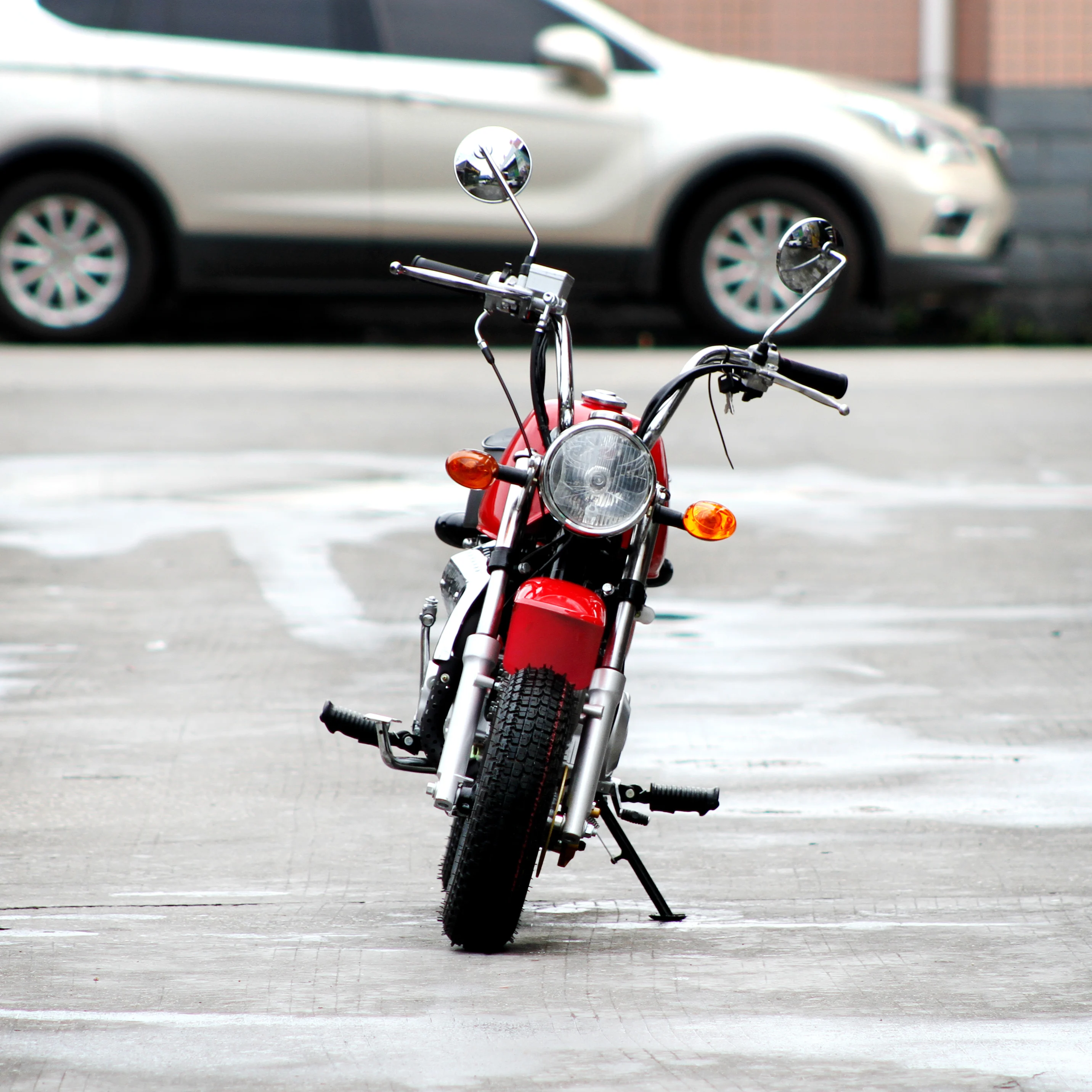 The new Monkey bike 125cc four-stroke electric/kickstart manual clutch mini motorcycle monkey engine 125