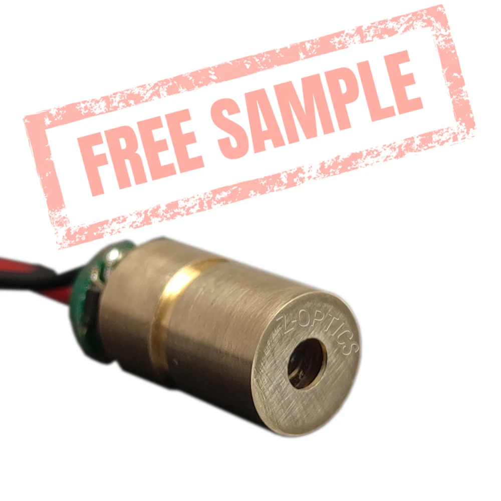 Free Sample! Low Cost 8mm Diameter 635nm/650nm Red Laser Module 10000 Hours Life Time for Industry
