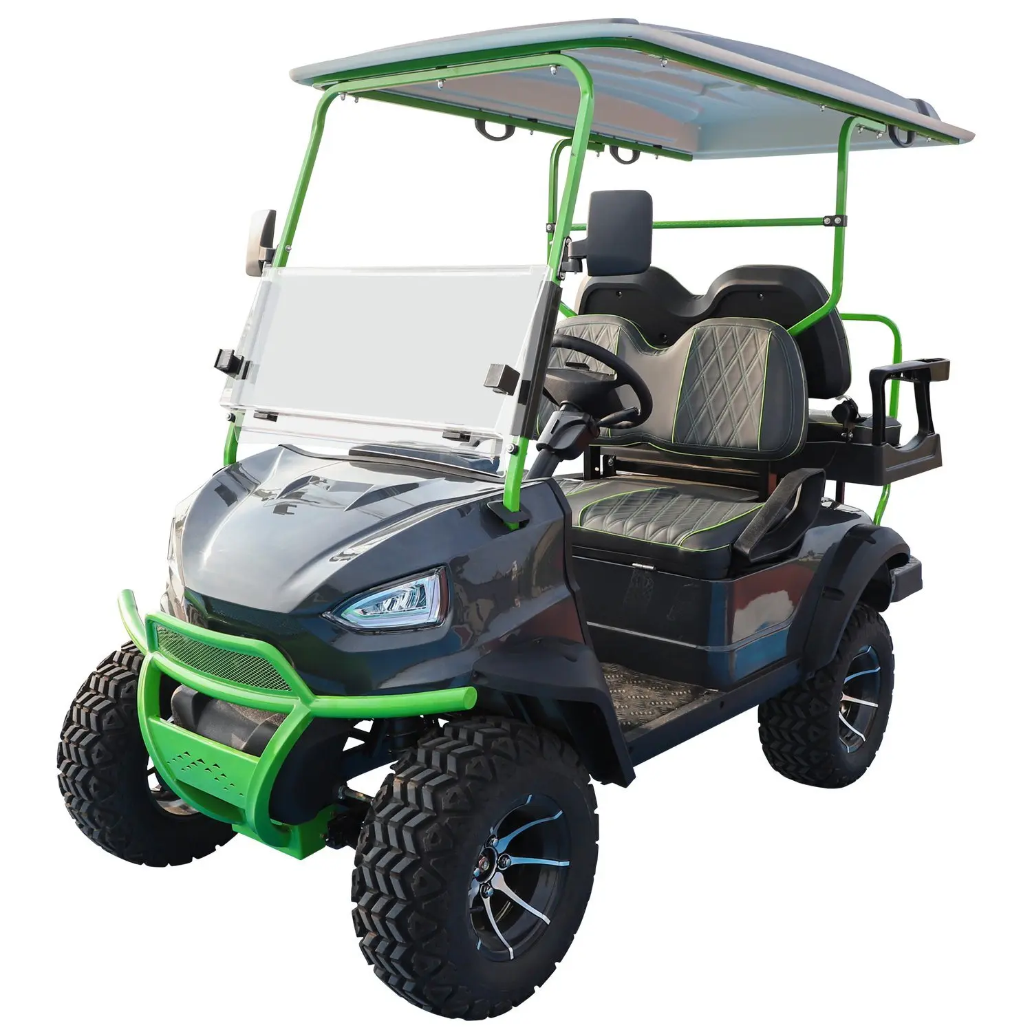 Hot New Model 4 Seat Club Golf Cart - 4 Seater Sightseeing Golf Club Car Electric Golf Cart Motor 60V/18