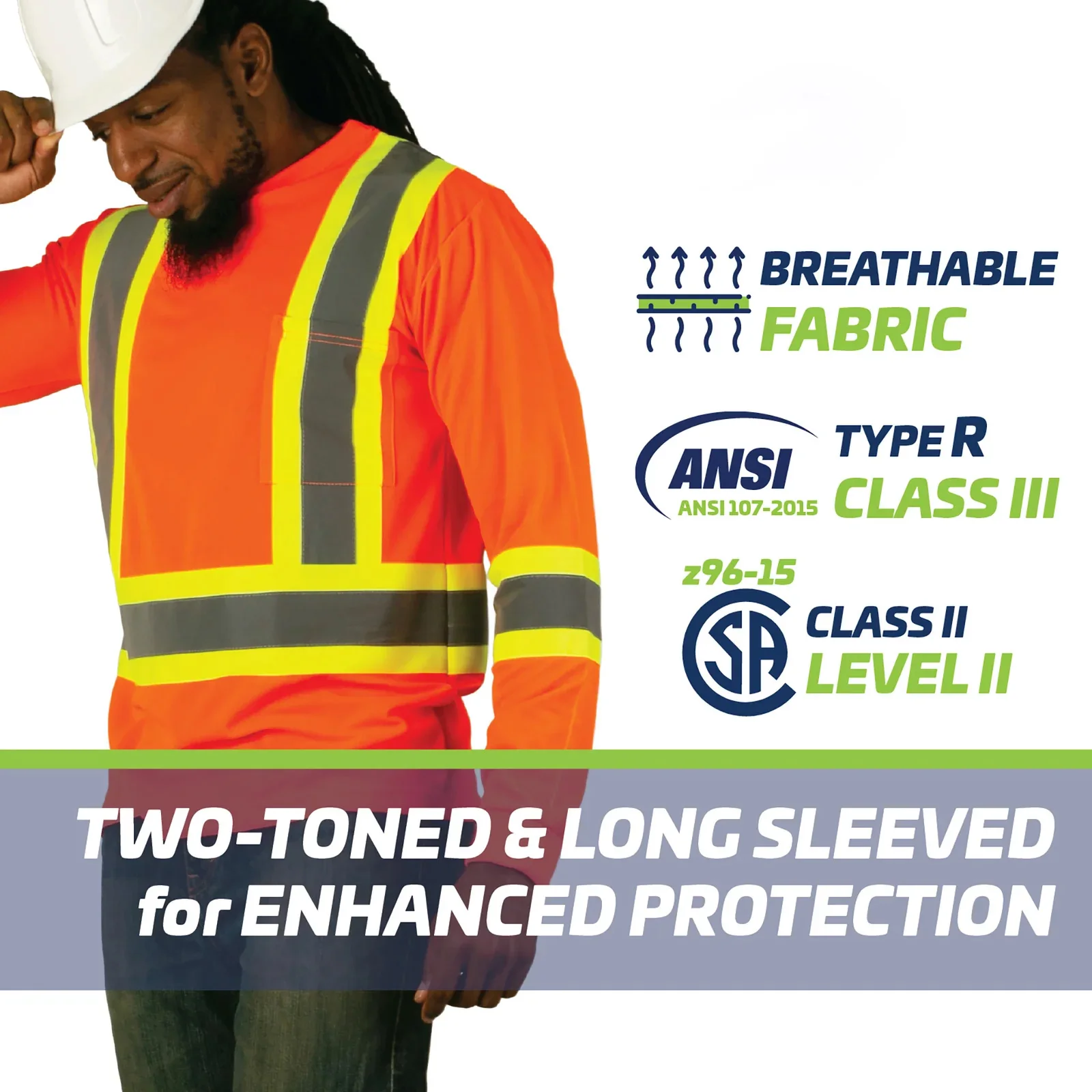 Hi Vis Orange Mesh Construction Safety Vest with Reflective Security Multi-Pockets Workwear Coverall Disposable Suit