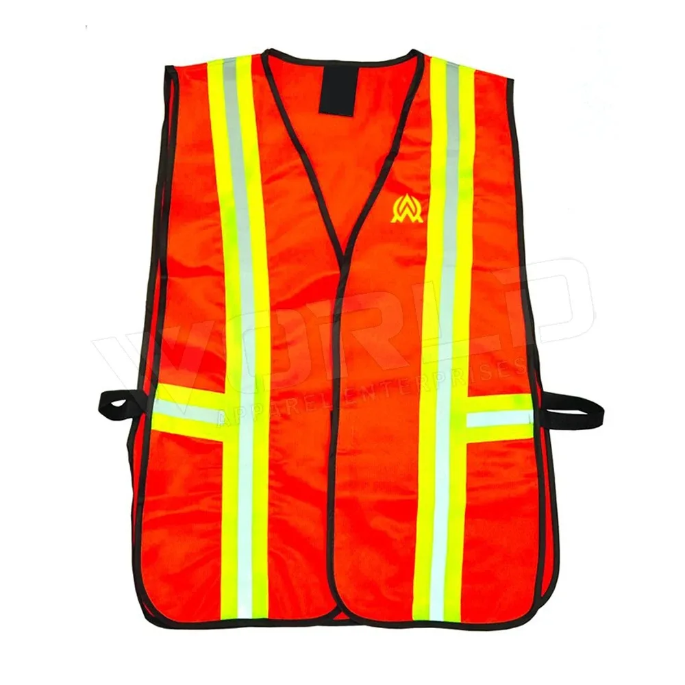 Reflective Safety Vest Custom Logo With Pockets Free Logo Print Reflective Pioneer Safety Reflective Vest With Logo