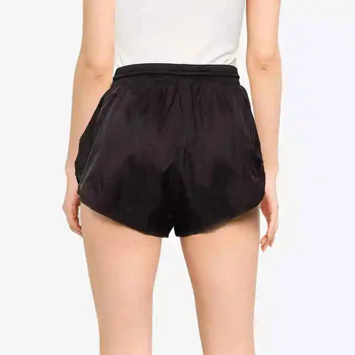 Cotton Athletic Apparel Manufacturers Wholesale Custom Plus Size Women Nylon Spandex Cotton Black White Girls High Waisted Biker