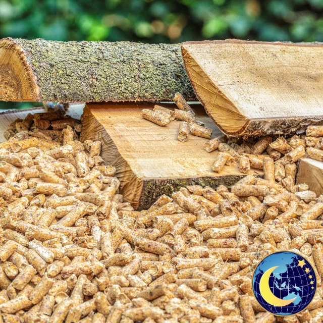 Acacia Pine Eucalyptus Wooden Pellets 40mm x 10mm Mixed Wood Lithium Battery for Home Solar System Energy Storage