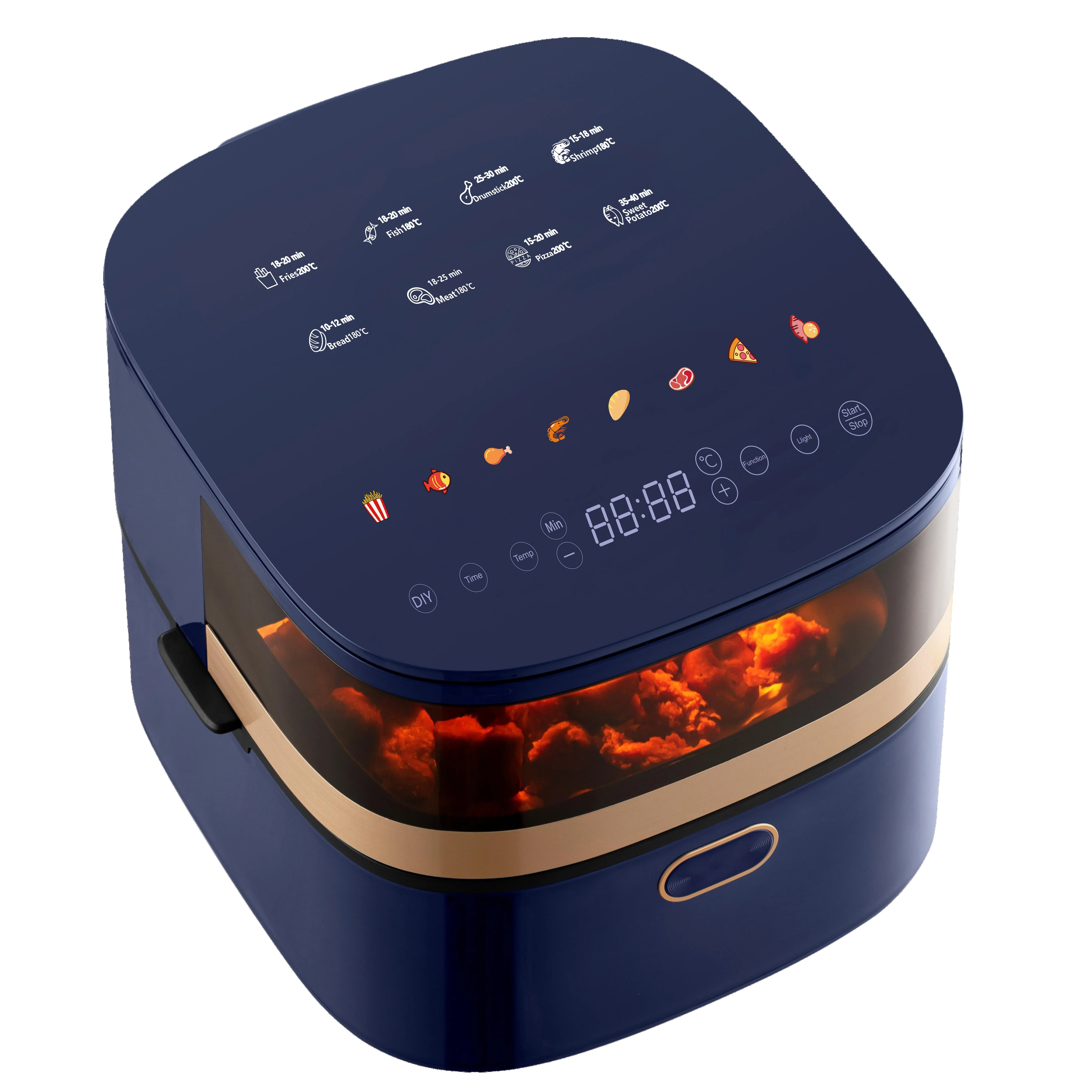 Digital Electric Deep Air Fryer electr air fryers doubl electric deep fryer with timer