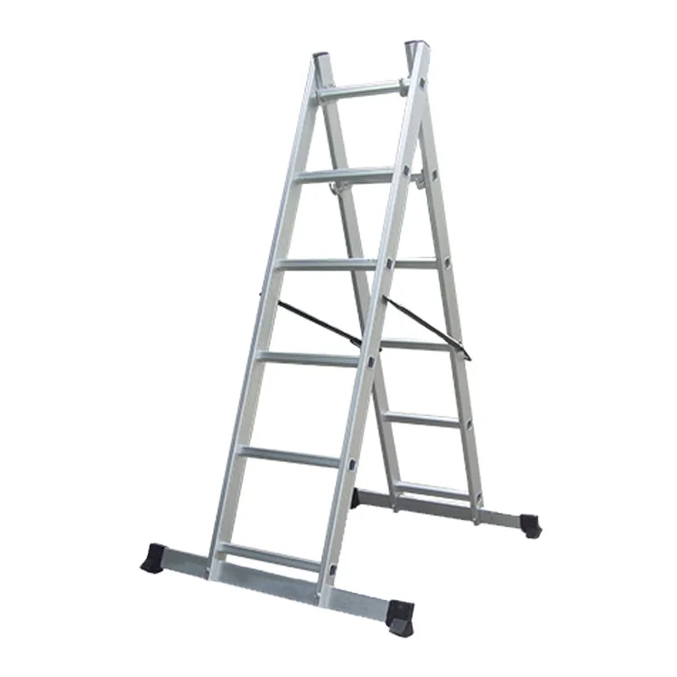 Aluminum alloy multifunctional ladder simple scaffolding mobile workbench ladder rack