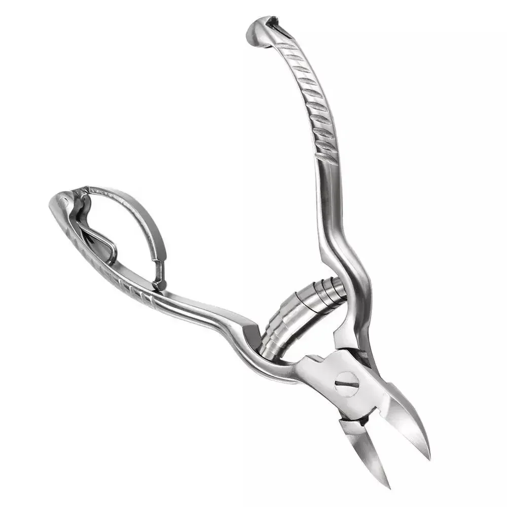 Профессиональный высококачественный резак для ногтей из нержавеющей стали с индивидуальным логотипом серыми камнями