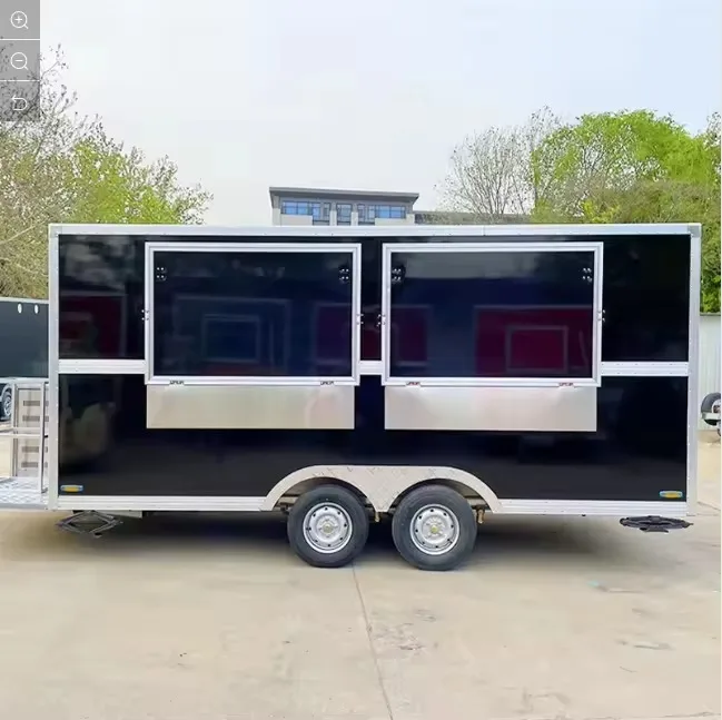 Customized Fast Food Cart New Used Mobile Food Truck Trailer for Restaurant for Fruit Vegetables with Core Motor Component Sale