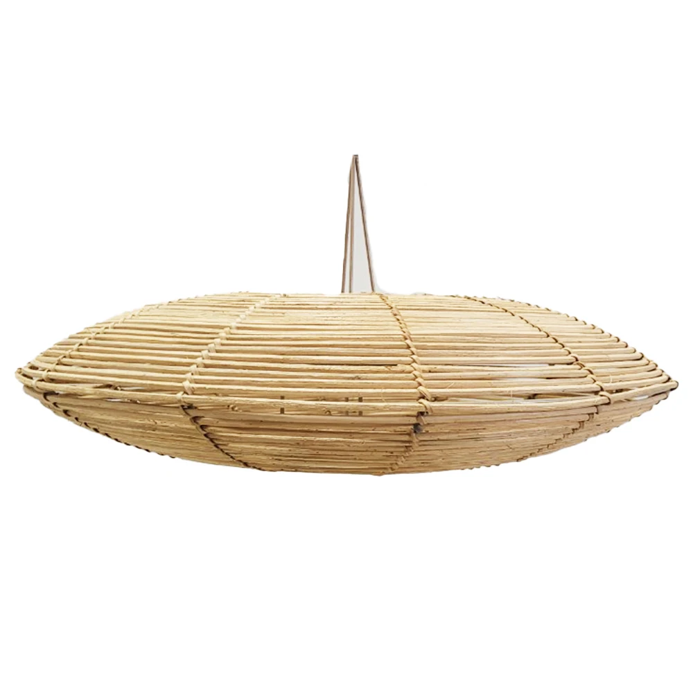 best Supplier From Vietnam Top Grade Supplier Hot Selling OEM ODM Service Low MOQ Brown Horizontal Round Lampshade