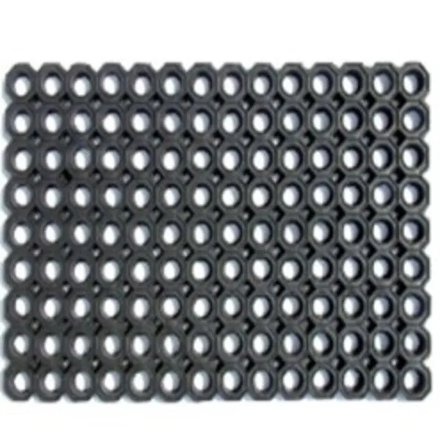 Премиум уникальные прочные резиновые шестигранные коврики из Индии для наружного домашнего офиса или входного напольного