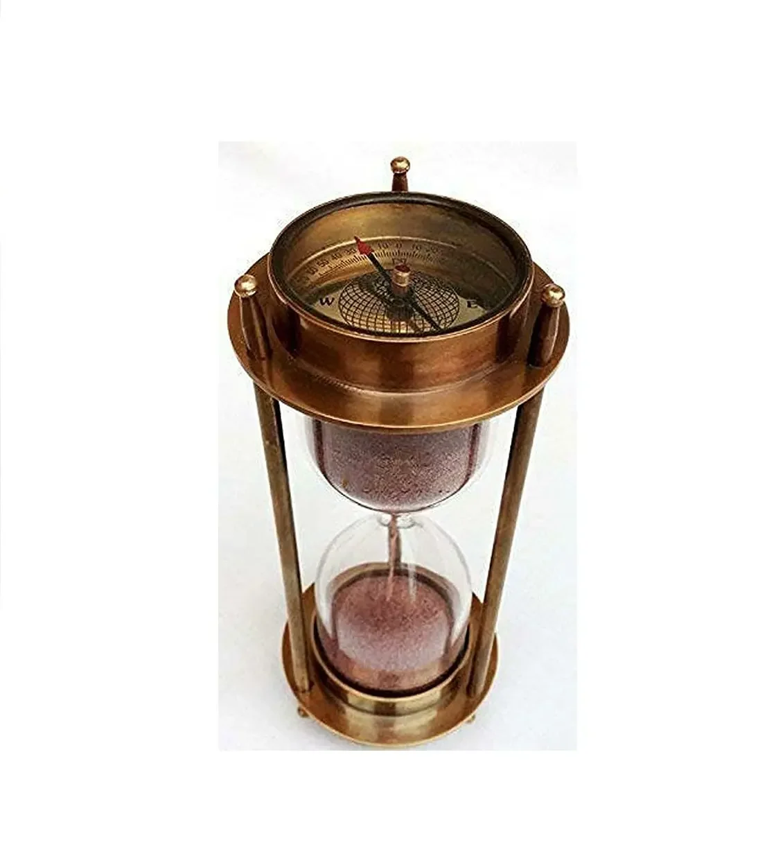 European Style Table Desktop Hourglass Sand Timer hour glasses antique table ware for measuring time Clock Nautical Decor