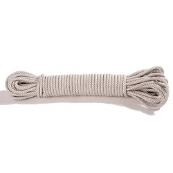 32mm Clothing accessories pet traction colorful dacron polyester hollow solid braided round pp core rope