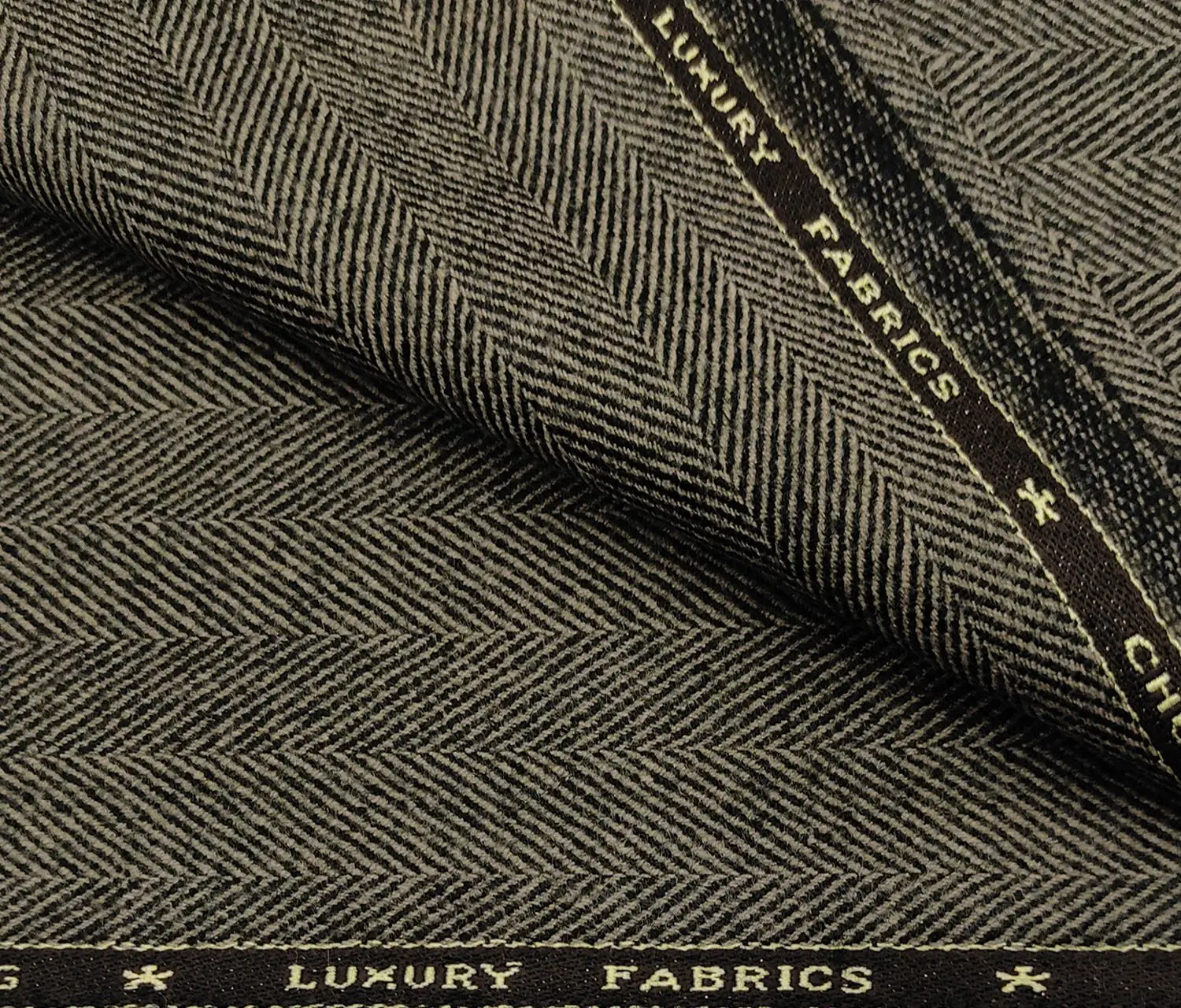 100% Pure Merino Wool Tweed Fabric