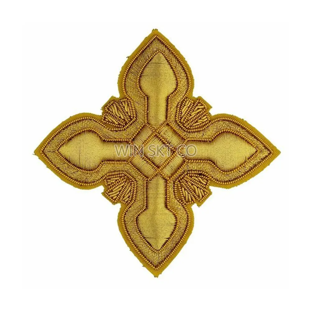 Best Selling Hand Embroidery Cross High Quality Church Priest Hand Embroidery Cross