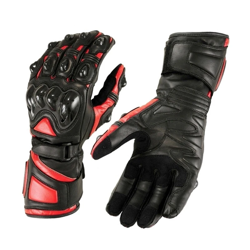 Short Motorbike Racing Riding Gloves Best Quality Motorbike racing Leather Gloves