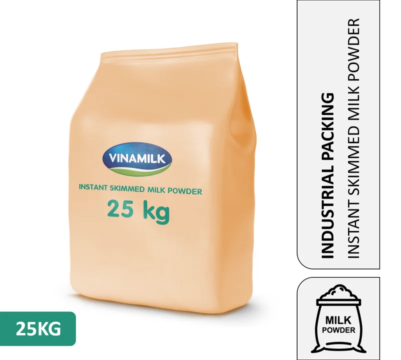 Vinamilk - Skimmed milk powder - Bag 25kg - Bulk - Wholesale - High quality - Industrial packing - 1 Bag x 25kg per carton HALAL