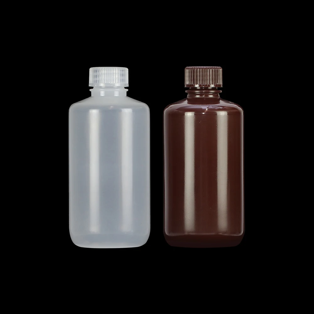500 ML Plastikflaschen Suppliers Lab Plastic 500ML Transparent Natural HDPE PP Plastic Reagent Bottle