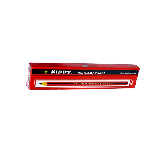 Buy Kiddy Red Black Pencils with Extra Dark Black & Red Pencils For Writing & Designing Making Uses Low Prices