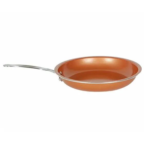 New Copper And Stainless Steel Frying Pan frying dish pan high quality Elegant for Cooking, Egg/chef Fry Pan Cooking Pot