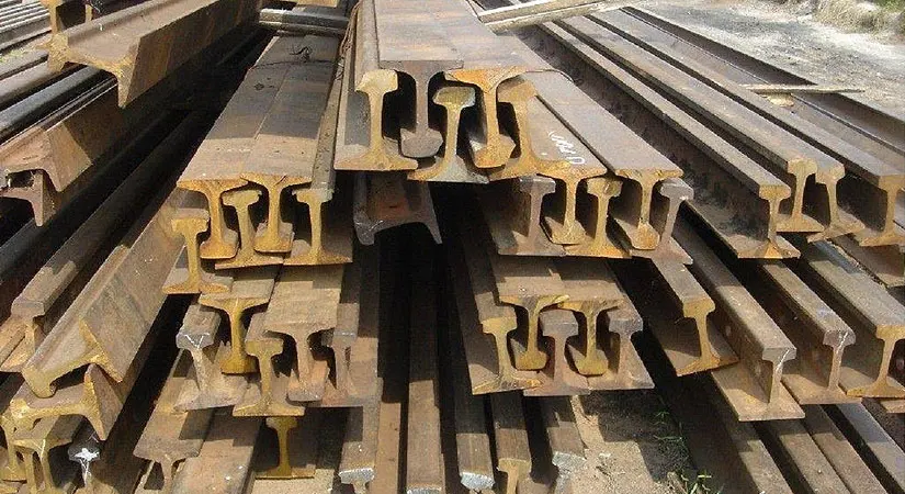 Iron and Steel Used Rails HMS 1/ 2 Scrap/ Metal Scrap