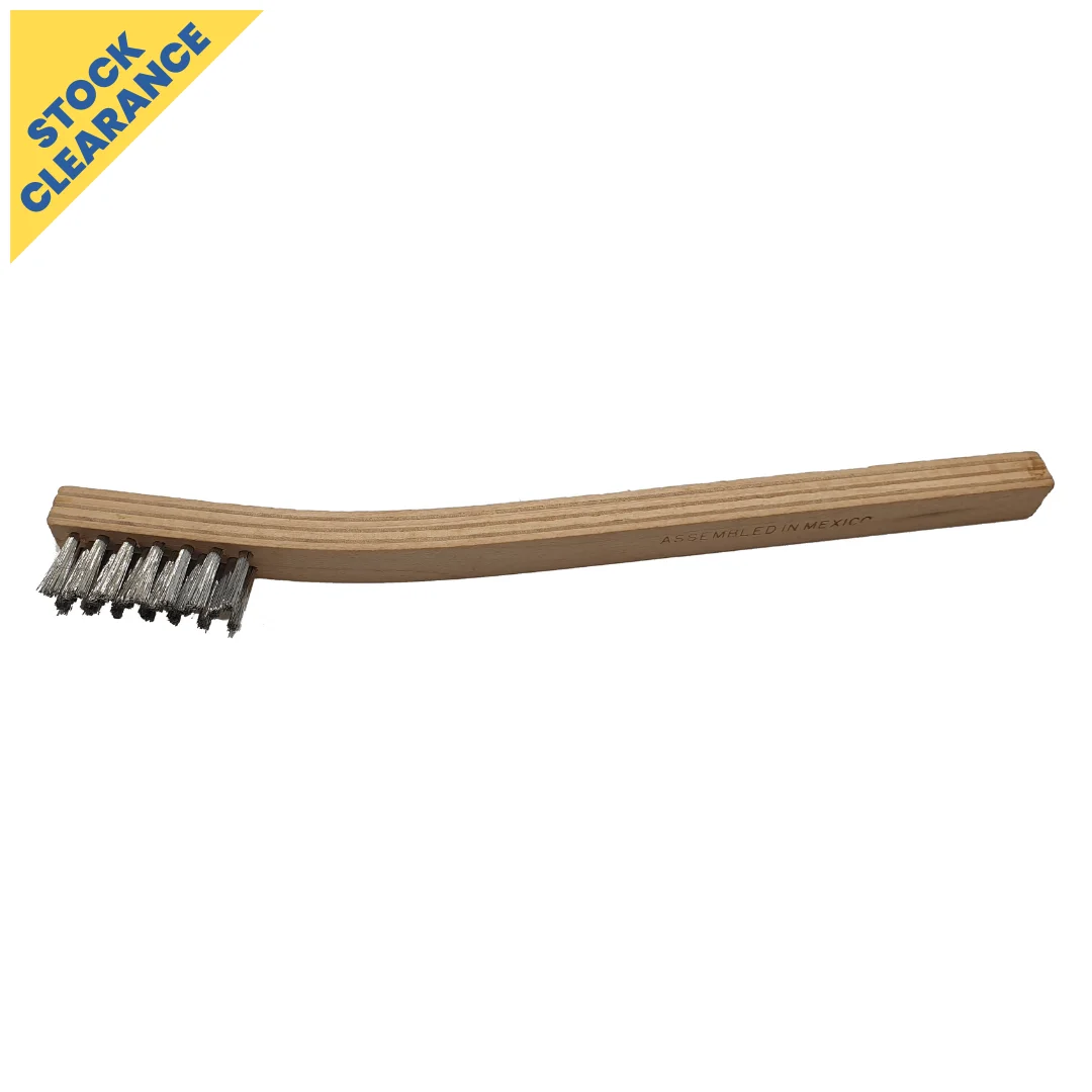 [CLEARANCE] Wood Handle Brush General Cleaning Brush 1 3/8' PCB Cleaning US Brand Economical Bristle Sensitive Rework Cleaner