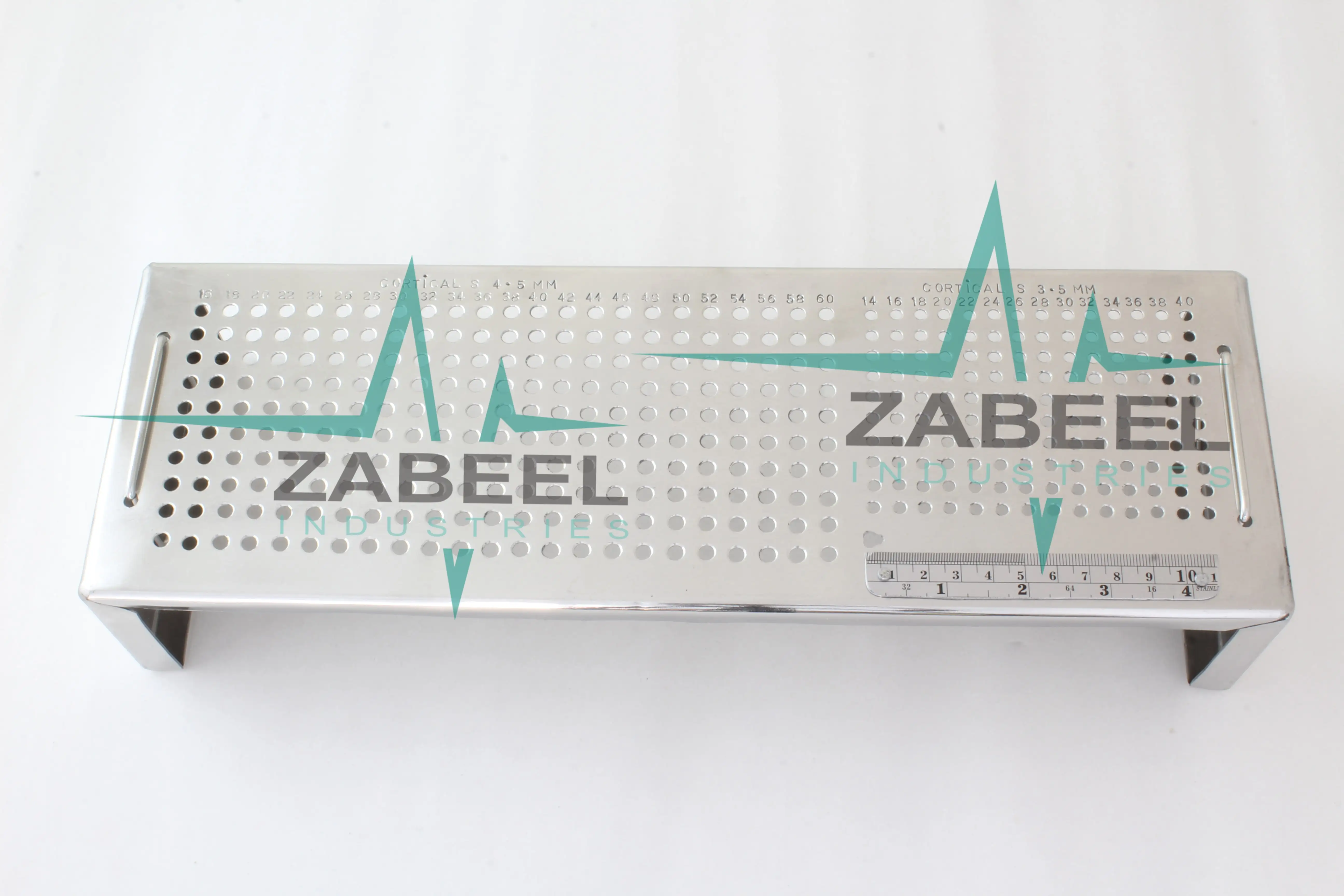 Cortical/Cortex Screws 3.5 & 4.5mm Screws Rack/Box Orthopedic Veterinary Instruments By ZaBeel Industries