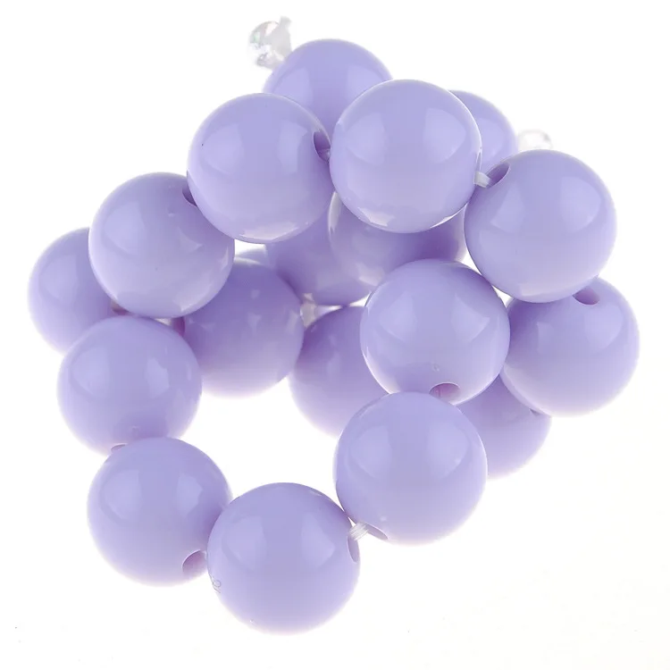 Design Beaded Necklaces Resin Beads Pendant Necklace Jewelry 20mm Xmas Decorations DIY Craft Acrylic Resin Star America Blue