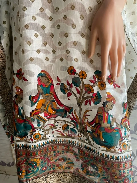 New Gujrati Print Kaftan Indian Caftan Maxi Dress Beach Cover up Bridesmaid Gift Kaftan for Women Nightwear Dress