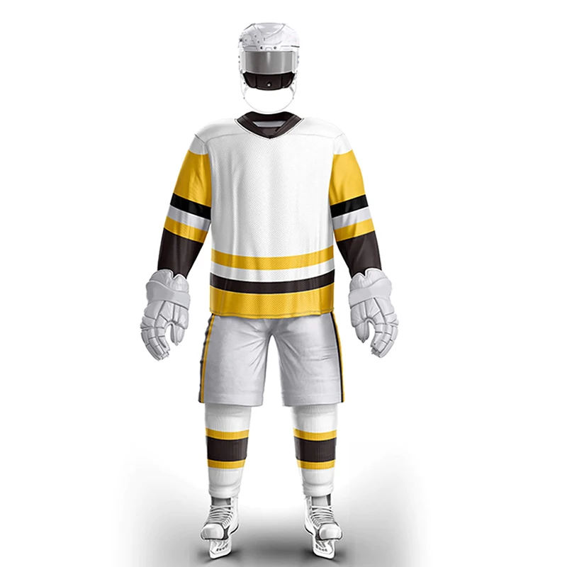 Premium Quality Factory Manufacture Ice Hockey Jersey And Pant Sets Wholesale Price Ice Hockey Uniforms