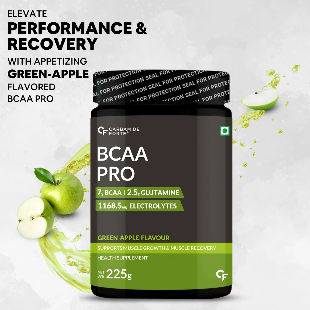 BCAA PRO Supplement for Men & Women 15g Serving with L-Glutamine & L-Citrulline|Max Strength BCAA Powder with 1168.5mg