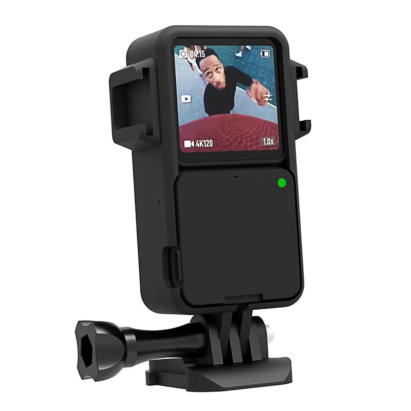Factory black plastic brand new camera accessory case for DJI Action 2 drop protection frame