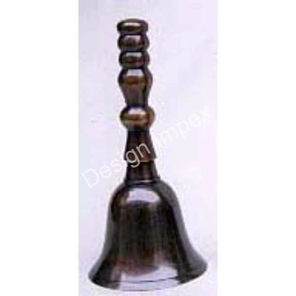 Antique Finished Brass Bell Wholesale quality Handbell OEM ODM Customized Metal Elegant Bells For Christmas Festival Decoration