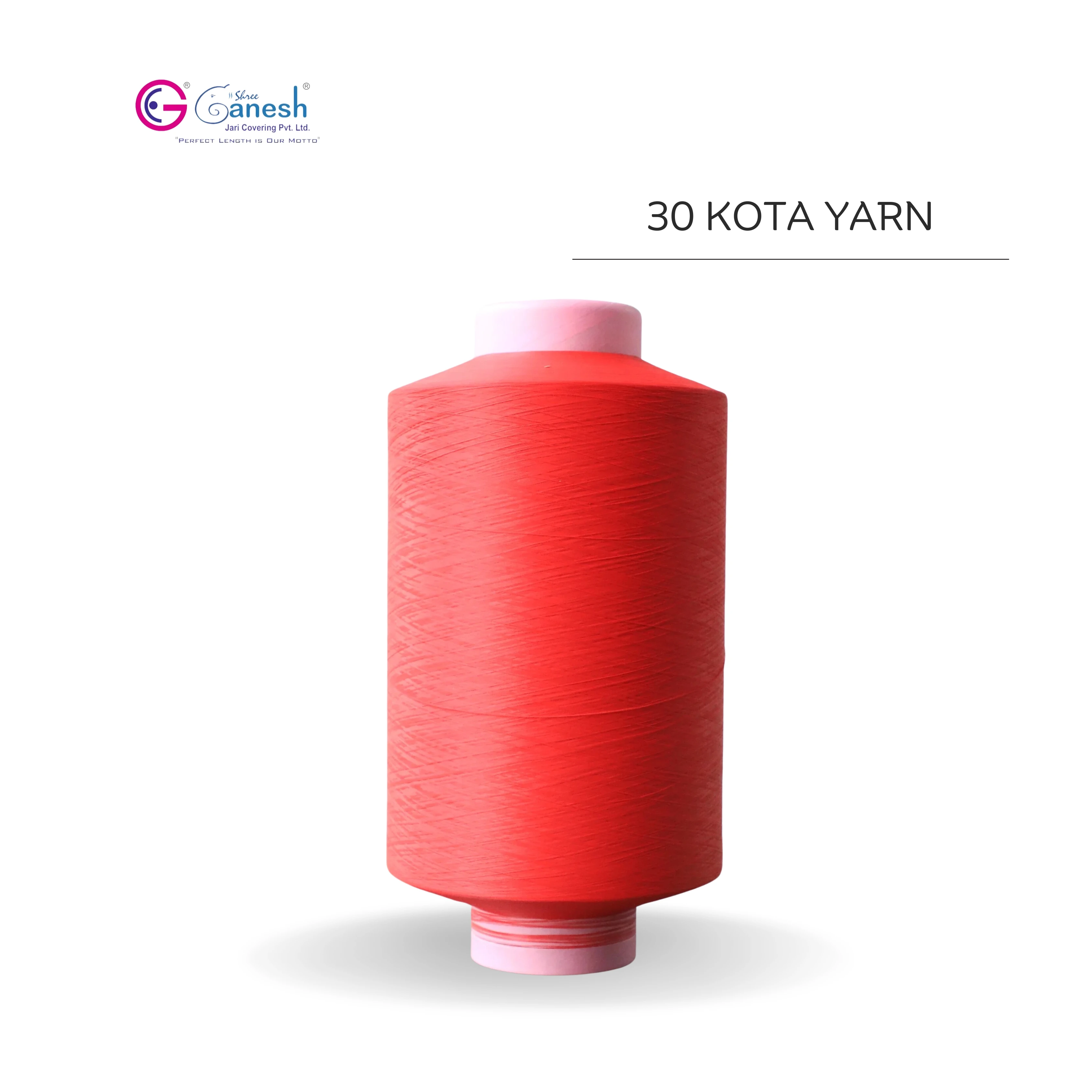 30 Kota Metallic Yarn High Tenacity Filament Yarn for Embroidery Fancy Yarn with Lurex and Lichi Intricacies