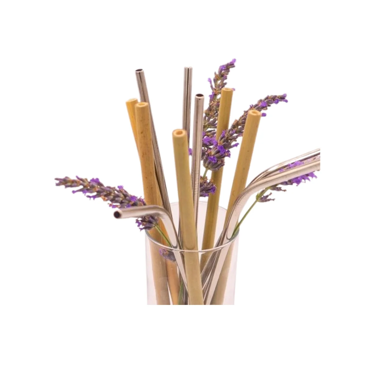Best Seller! New Product Bamboo Straws 2024 Free Sample Eco Friendly Reusable Set For Drinking In Party, Hotel