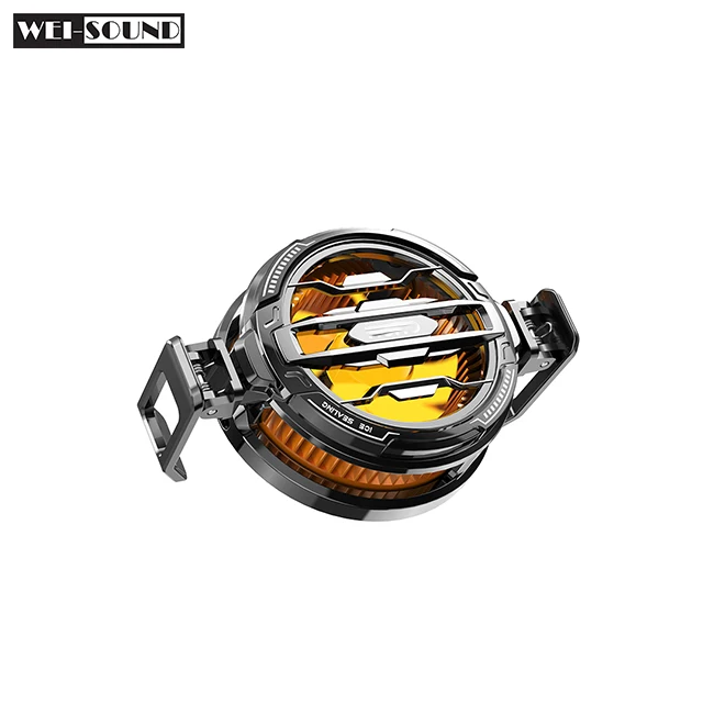 High Cooling Performance LED Magnetic Wireless Charging Portable Phone Gaming Cooler Fan Mobile Cooler Pad Smartphone Radiator