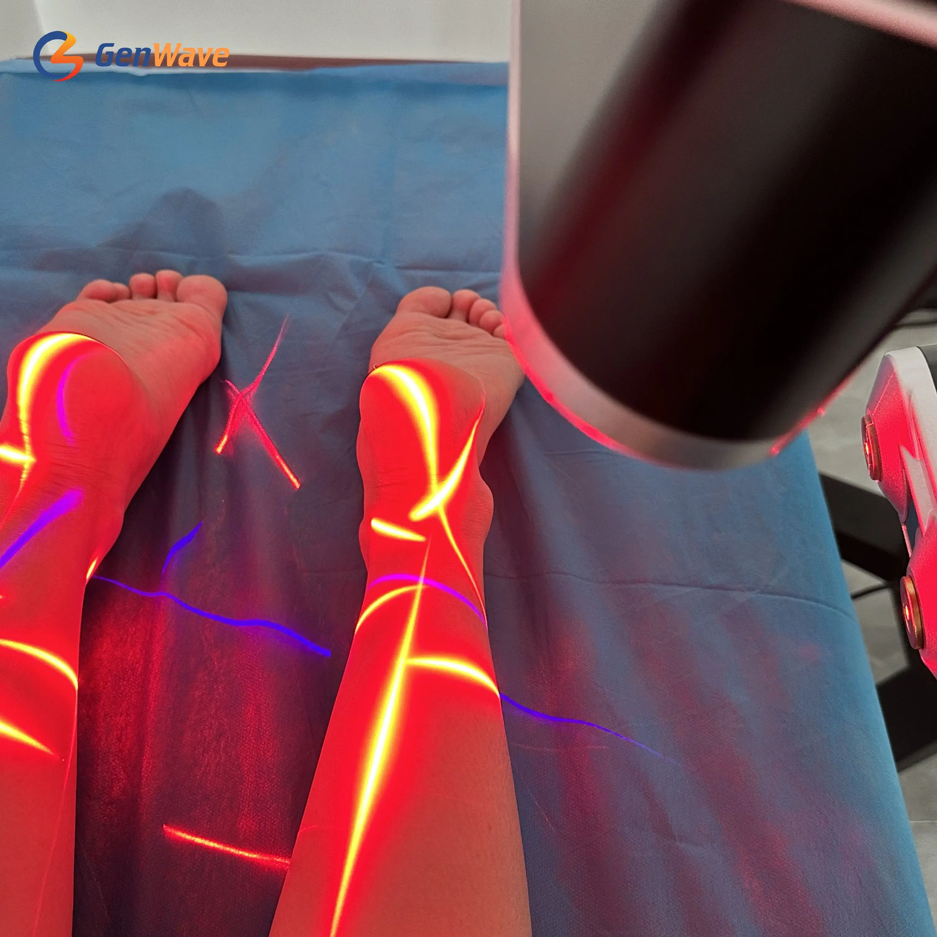 cold light therapy pain relieve 635 405 nm knee care lllt laser therapy device