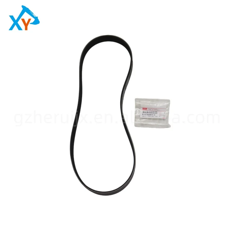 4HK1 Diesel Engine Parts Cooling Fan Belt 8-97362815-0 8973628150