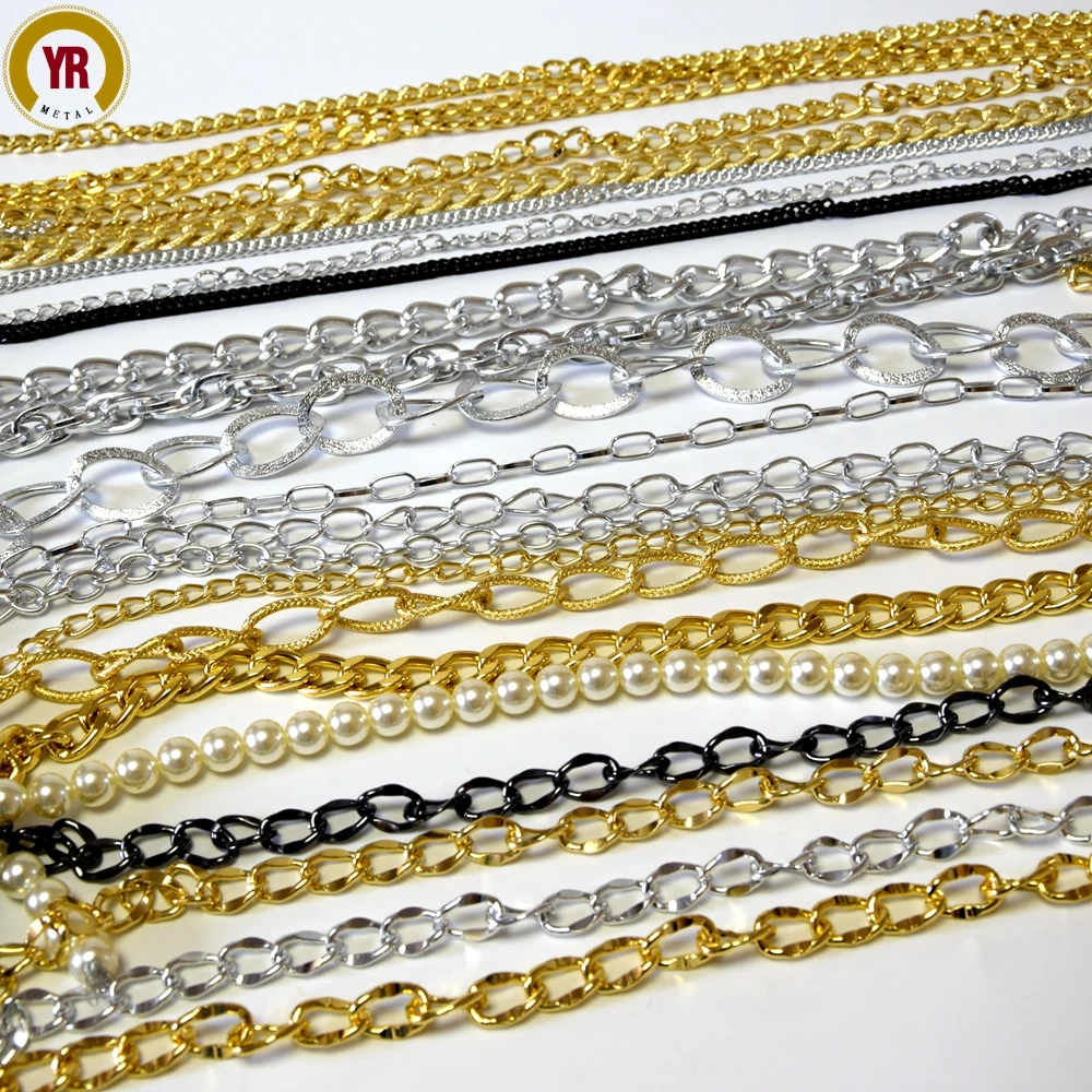 wholesale decorative metal aluminum chains for restaurant ceiling bag clothes space divider