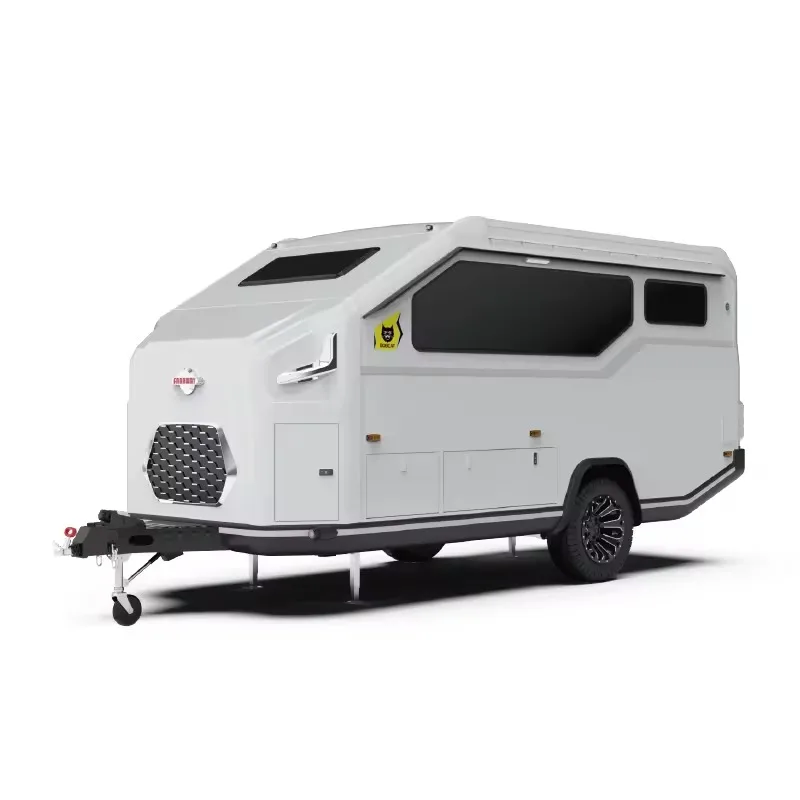 Fully Equipped Dual Axle Motorhome 4X4 Caravans All Road Travel Trailer for Exploration