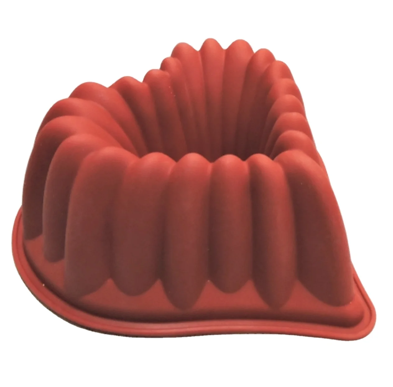 Cake Mould - LX01-103# Silicon Heart - 23*24*8Cms