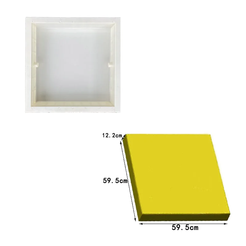 Litchi pattern paver mold for garden paver, custom PP plastic paver mold interlocking tile mold manufacturers