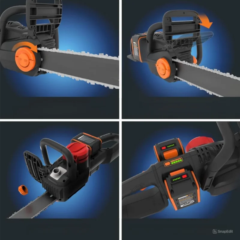 HOT DEAL High-Powered Electric Chainsaw with Brushless Motor, Auto Lubrication, and 28-Inch Cutting Capacity