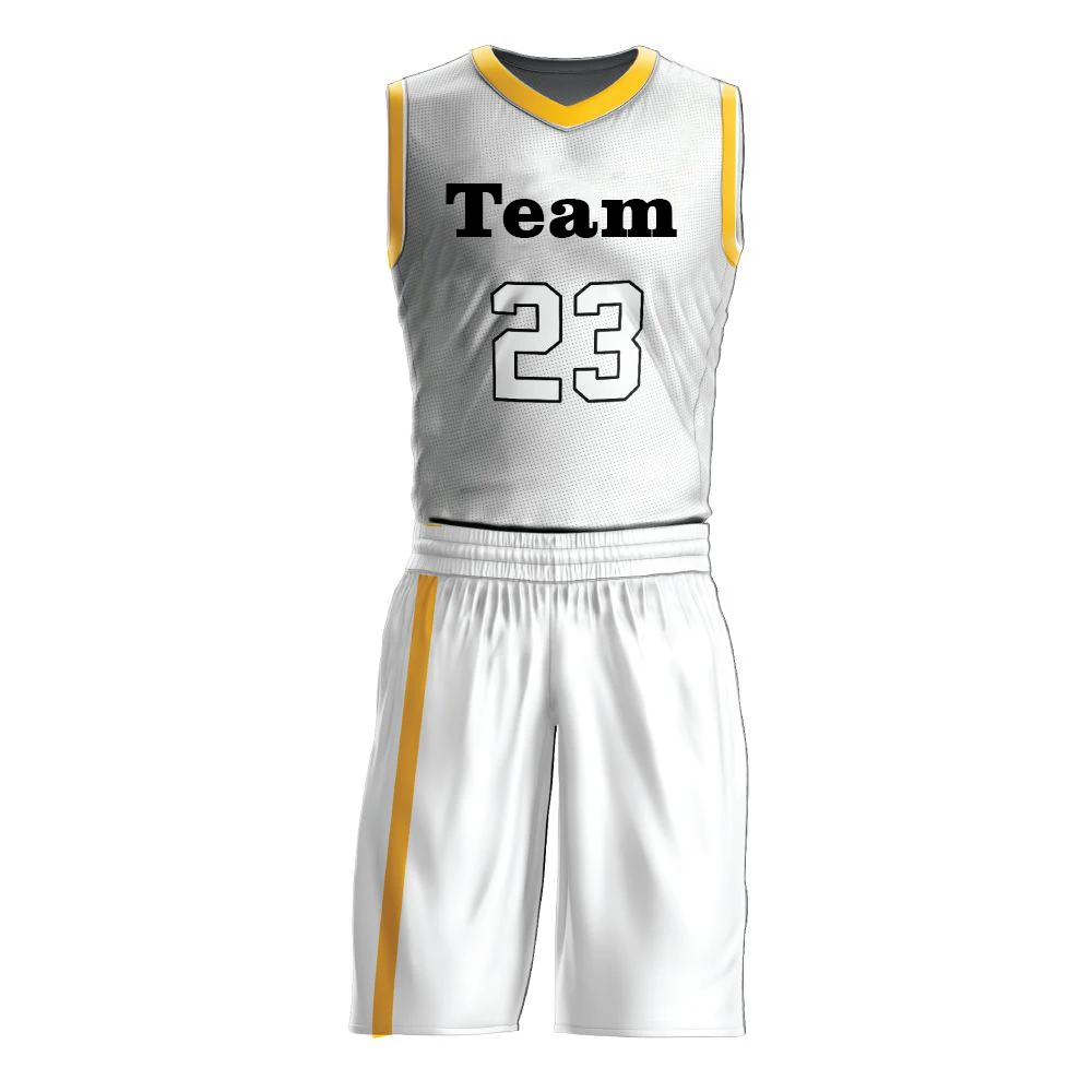 Custom Sublimated High Quality Basketball Jersey Custom Color Basketball Uniforms Kids Football Kit mesh shorts high quality