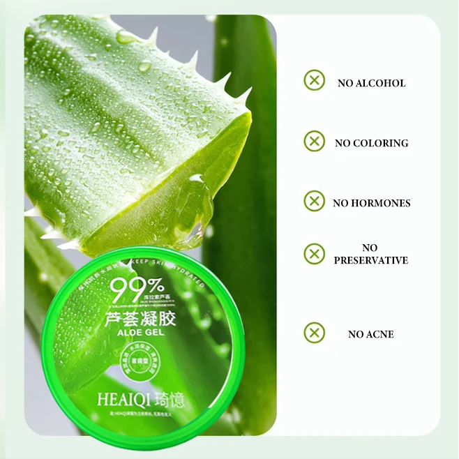 Rich Vitamins Minerals Aloe Barbadensis,Anti-Inflammatory and Soothing gel de aloe vera,300ml Aloe Vera Soothing & Moisture Gel