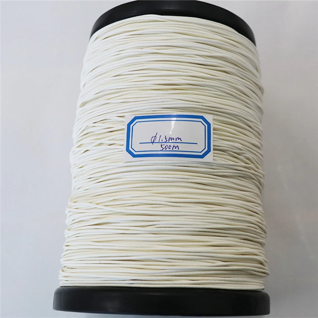 Diameter 1.5mm white silicone foam rubber string