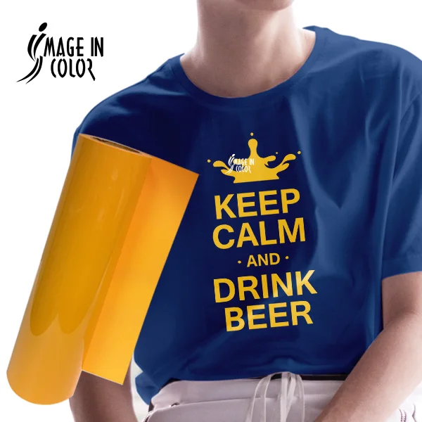 PU DIY iron on heat transfer label cutting vinyl film