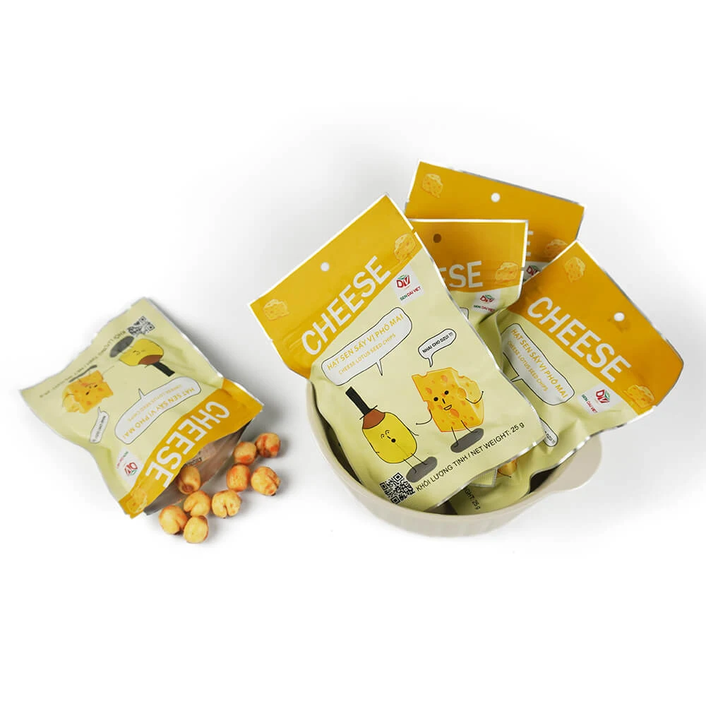 Organic Snacks Spicy Cheese 1 year Shelf Life Bag Fried Packaging Delicious Seasoning Lotus Seeds