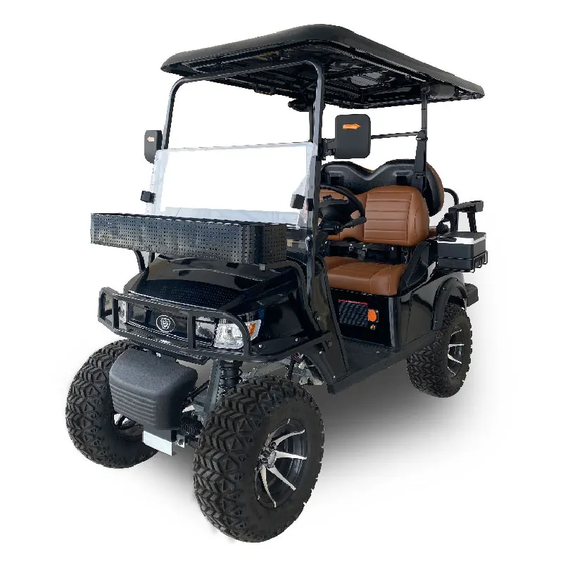 OFF  Road 2 person electric golf cart for sale , utility golf 48V battery available in blue and black for sale