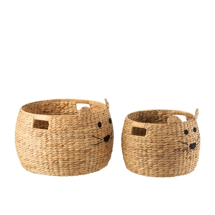 Summer style cheapest item handmade seagrass straw wicker woven basket home storage & organization Kids & Teen Storage